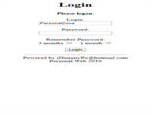 Tablet Screenshot of dummypo.freepgs.com